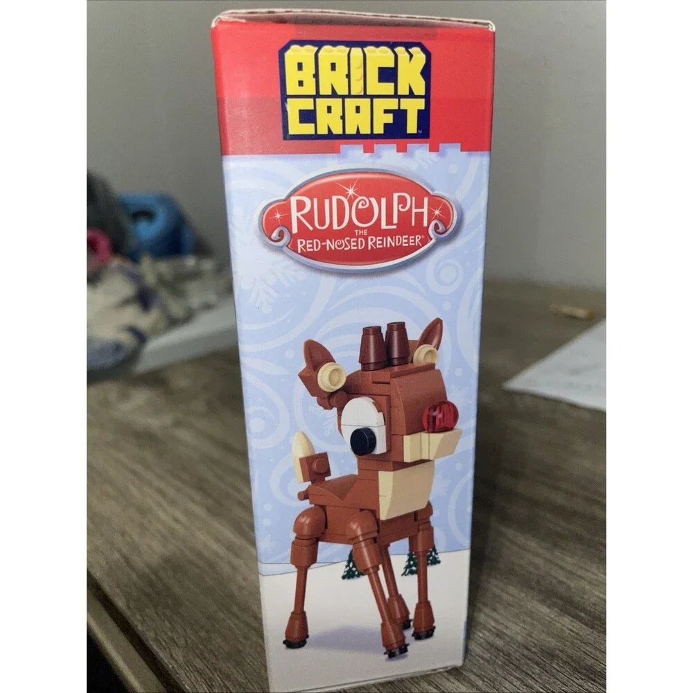 Brick Craft Rudolph The Red Nosed Reindeer Clarice Building Set 76 Pcs 72019 New